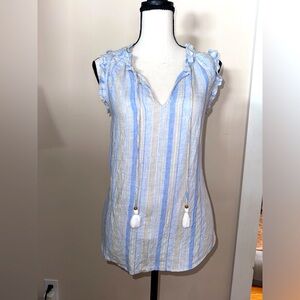 Vineyard Vines Sleeveless Linen Top